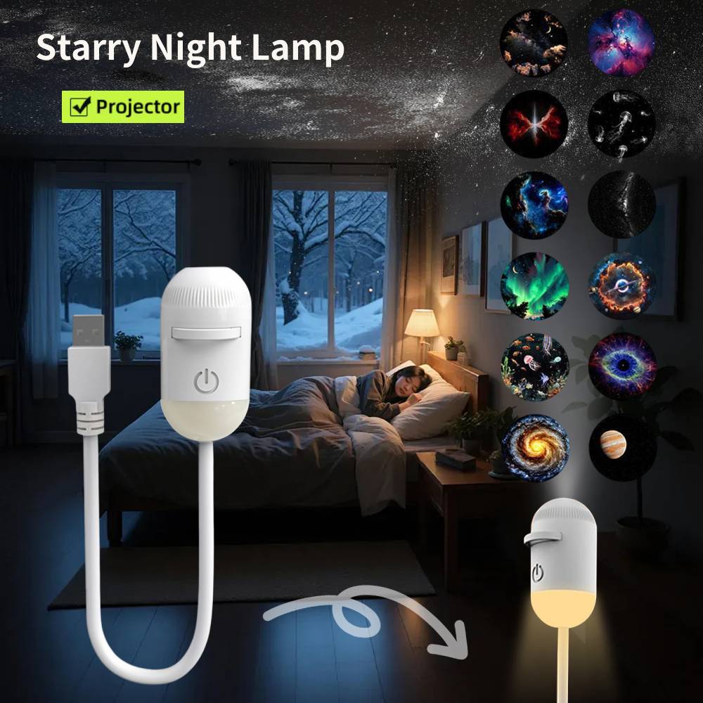 Lighting Mcqueen Bedroom Decor - Mini Proiettore di Stelle Galattiche, Luce