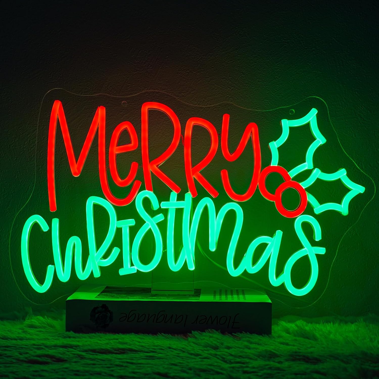 Lighting Christmas Decor - Insegna al Neon 'Buon Natale' Luci