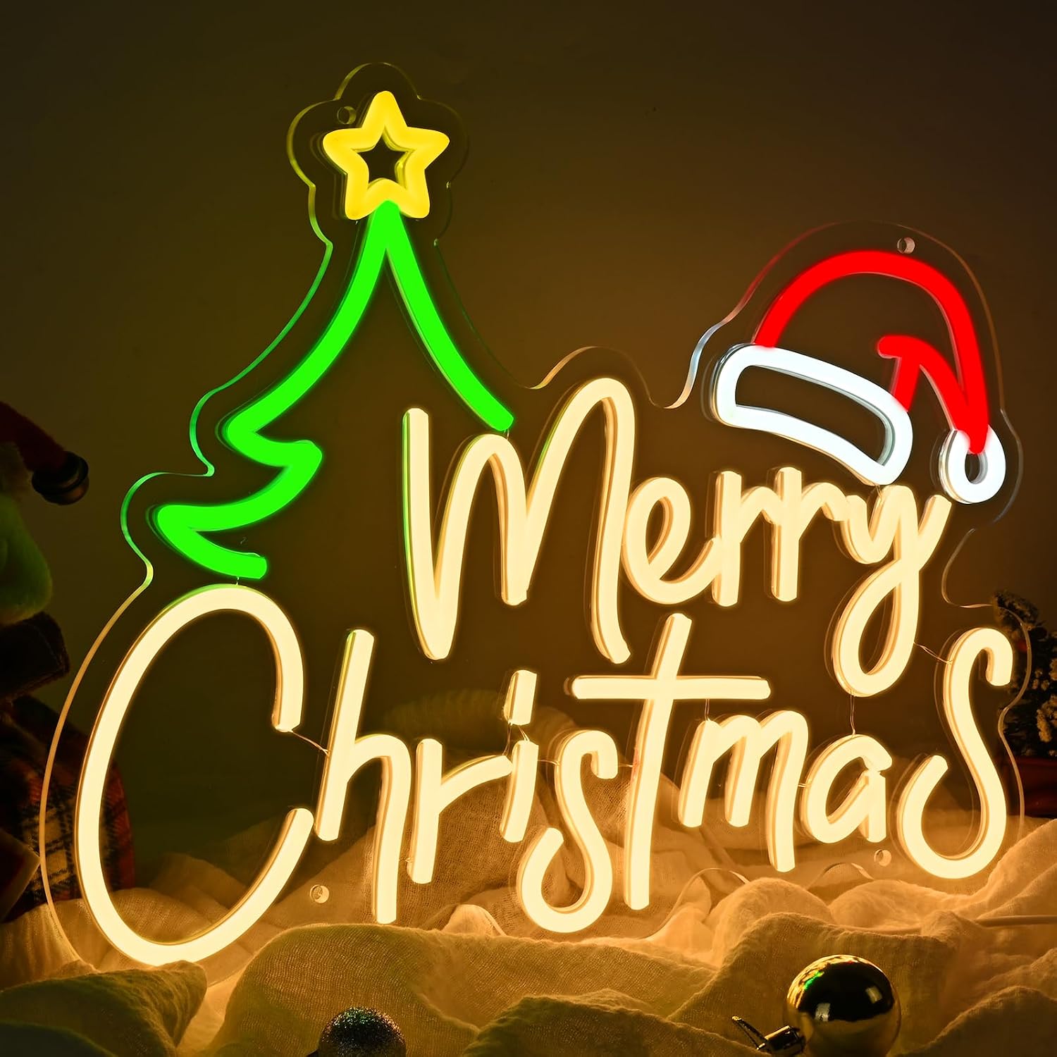 Insegna al neon a tema nataliz - Lighting Christmas Decor recensione e prezzo