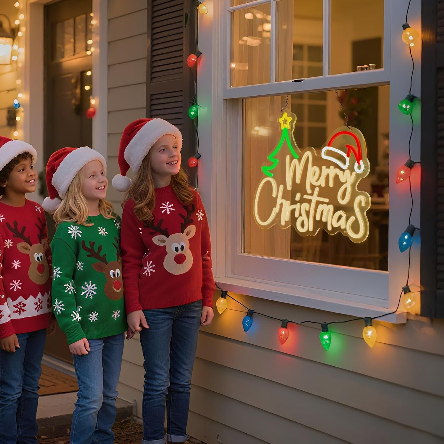 Insegna al neon a tema nataliz - Lighting Christmas Decor recensione e prezzo