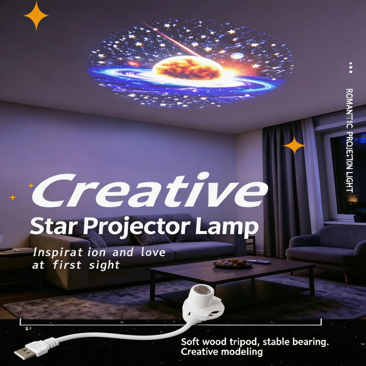 Proiettore di luce con 15 moti - Lighting Mcqueen Bedroom Decor recensione e prezzo
