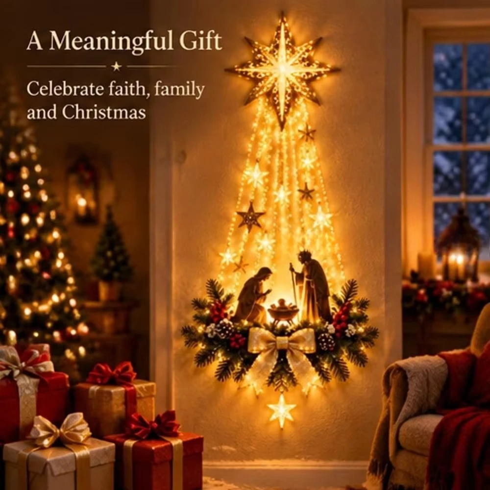Decorazione da parete a tema n - Lighting Christmas Decor recensione e prezzo
