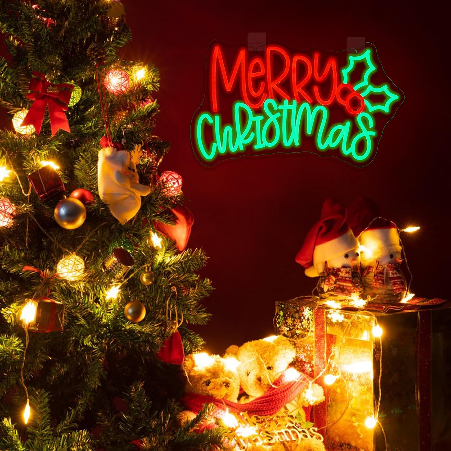 Insegna al Neon 'Buon Natale'  - Lighting Christmas Decor recensione e prezzo